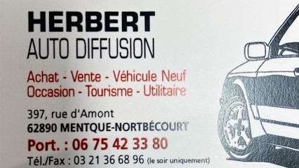 Herbert Auto Diffusion, Concessionnaire Automobile à Mentque-Nortbécourt