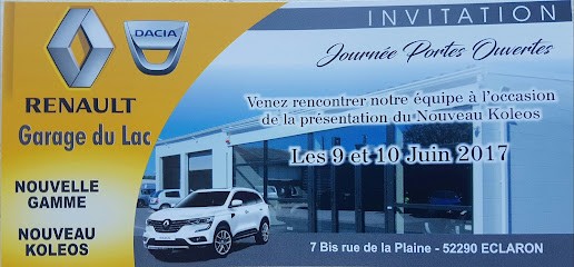 GARAGE DU LAC Renault, Concessionnaire Automobile à Éclaron-Braucourt-Sainte-Livière