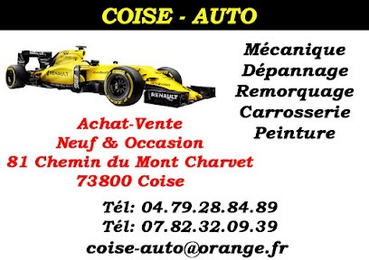 Coise Auto, Concessionnaire Automobile à Coise-Saint-Jean-Pied-Gauthier