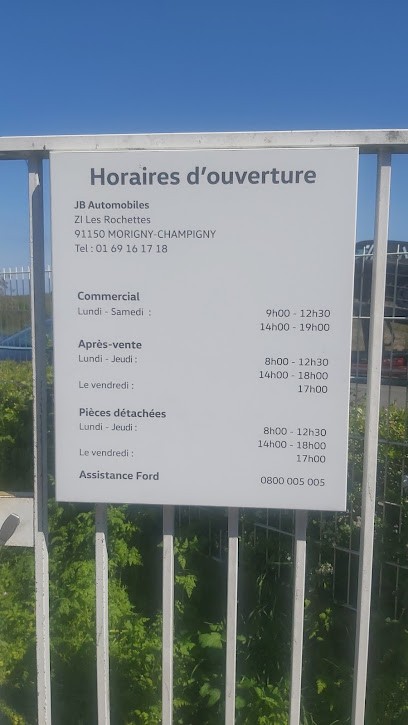 PAROT AUTOMOTIVE Ford, Concessionnaire Automobile à Morigny-Champigny